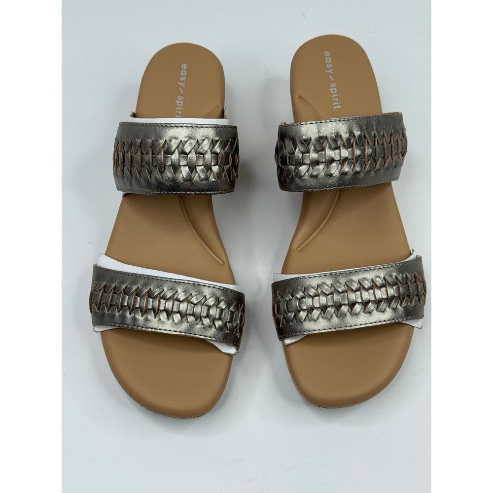 Easy Spirit Women's Lillia Slip-On Casual Wedge Sandals Gold Size 6M NWT - Picture 2 of 9